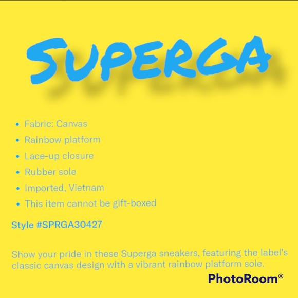 🏳️‍🌈FINAL💸DROP☆Superga 2790 Pride☆NWT/NIB☆EU40•W9•M7½☆🏳️‍🌈 - Picture 4 of 7